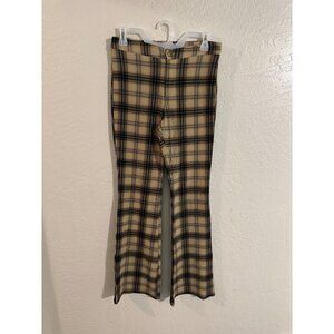 Y Forever 21 Y2K 90’s Plaid Bellbottom Flare Pants